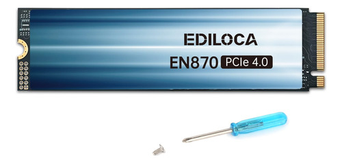 Ediloca En870 Ssd 2tb Pcie Gen4, Hasta 7450mb/s, 3d Tlc Nand