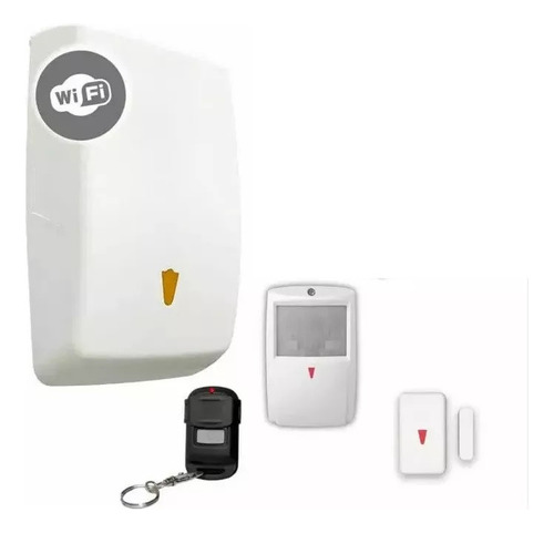 Kit Alarma Inalámbrica Wifi Marshall Ip App Domiciliaria 