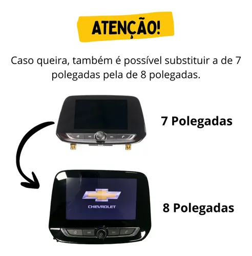 Tela Mylink 3 Multimidia Onix Turbo 1.0 2021 2023 Original