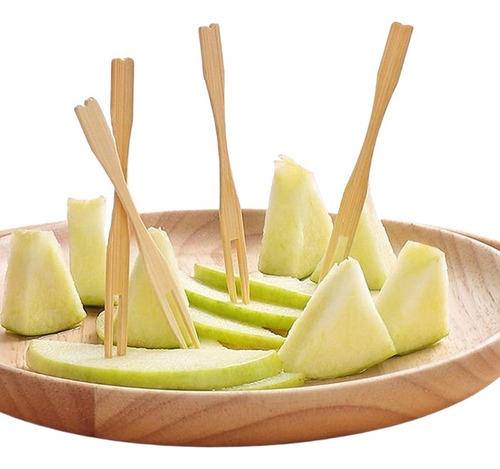 Wv Bamboo Desechable Enedores For Postre Tarta 800