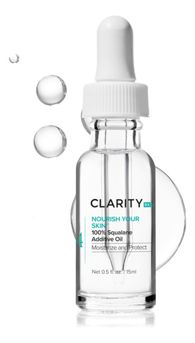 Clarityrx Nutre Tu Piel 100% Aceite Hidratante De Escualano,