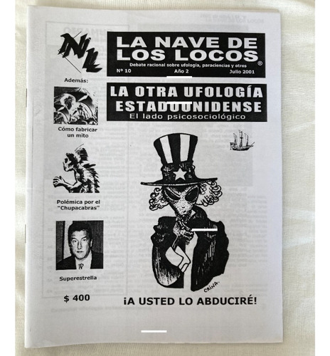 Revista De Ovnis La Nave De Los Locos 10