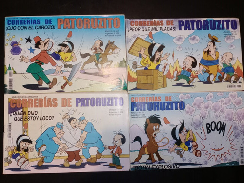 Pack 4 Ejemplares Correrías De Patoruzito