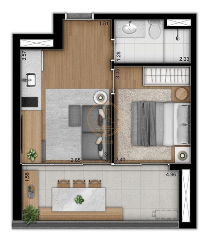 Apartamento Com 2 Dormitório(s) Localizado(a) No Bairro Vila Monte Alegre Em São Paulo / São Paulo - 6885:912446