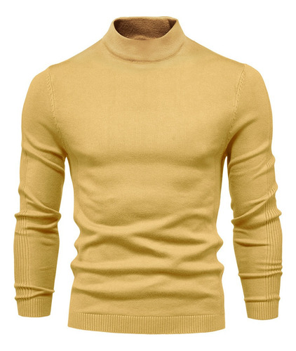 Suéter Hombre Casual Moda Cómodo Caballero Cuello Redondo