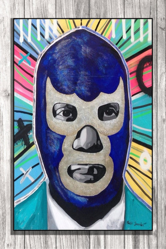 Cuadro Del Blue Demon Luchador