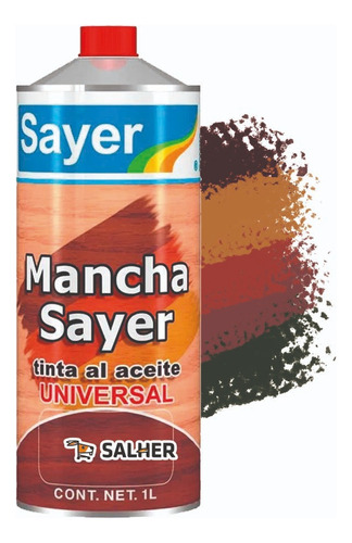 Tinta Mancha Universal Al Aceite Sayer 1 Litro Secado Rapido