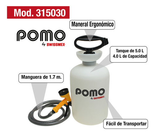 Ducha Portátil De Alta Presión De 5 Litros, Pulverizador 5 L