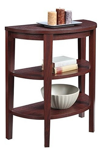 Convenience Concepts Modern Newport 3shelf Console Rich Espr