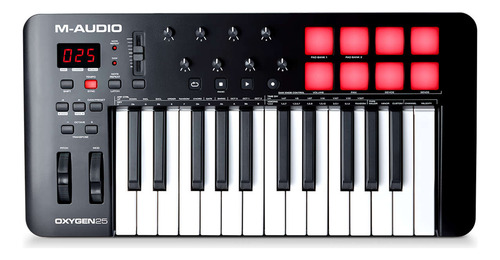 Controlador Midi Oxygen 25 Mkv M-audio