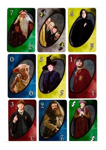 Uno Harry Potter Juego De Cartas