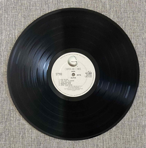 Asia Alpha Vinil Importado