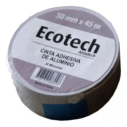 Cinta De Aluminio Puro De 5cm X 50m Exelente Calidad