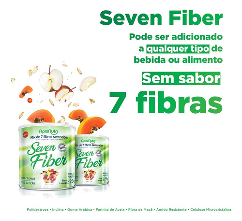 Mezcla de fibra Seven Fiber 225 g - Apisnutri