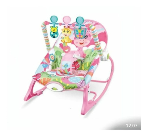 Silla Mecedora , Vibradora Y Musical Para Bebe 3 En 1