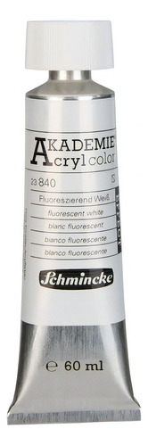 Tinta Acrílica Schmincke Akademie 60ml 840 Fluorescent White