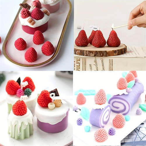 Alta Calidad 5 Moldes Para Fondant Con Forma De Fruta, 3d,