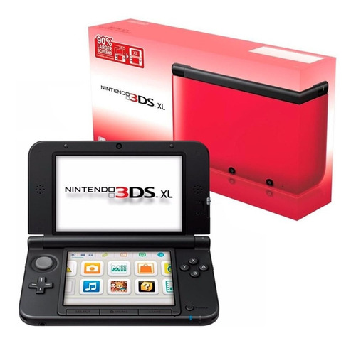 Vídeo Game Portátil Nintendo 3ds Xl Vermelho Preto