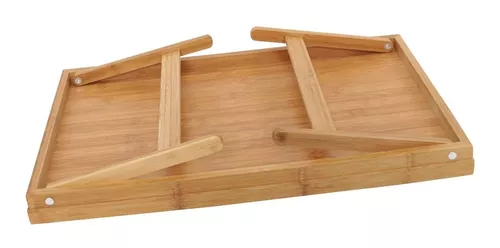  Mesa de cama para comer - Mesa de desayuno de bambú