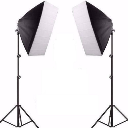 Kit Iluminação Estúdio Profissional Completo Softbox 110v