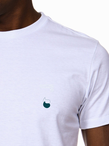 Imagem 3 de 7 de Kit 2 Camisetas Masculinas Algodão - Estampa Gota