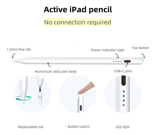 Butifylife Smart Stylus Pen Con Rechazo De Palma Y Punta Pro