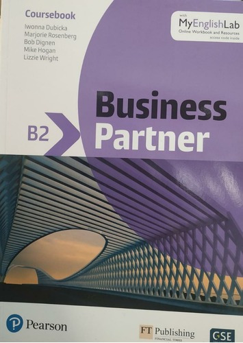 Business Partner B2 - Coursbook Myenglishlab - Pearson