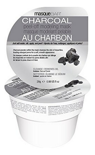 Masque Bar Charcoal Peel-off Modeling Mask - For Acne, Blemi