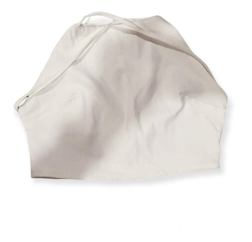 Imagen 2 de 2 de Top Bengalina Halter Con Tiras | Nina (1085)