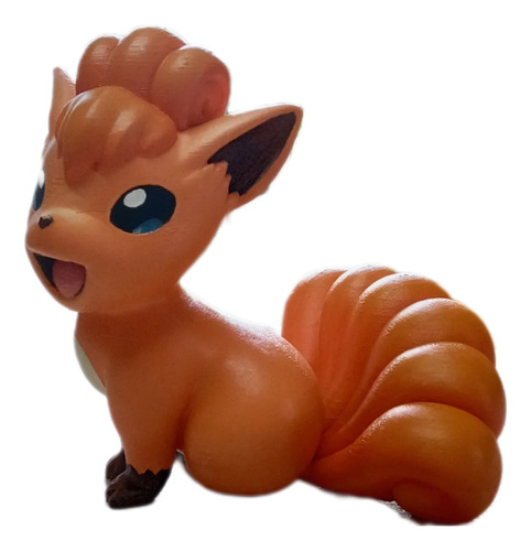 Figura Vulpix De Pokemon Primera Generacion En 3d Pintado