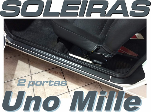 Soleiras Uno Mille 2 Portas + Colunas Blackout