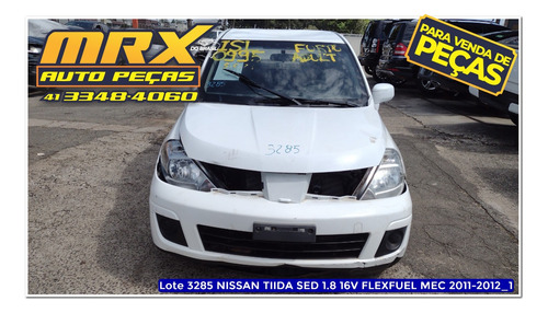 Sucata Nissan Tiida Sedan 1.8 16v Flex Fuel Mec 2012 Pecas