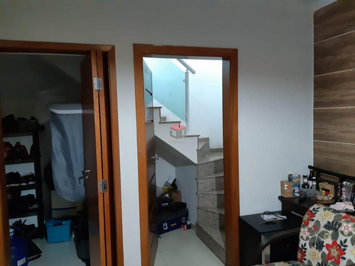 Imagem 12 de 14 de Sobrado À Venda, 3 Quartos, 1 Suíte, 2 Vagas, Pires - Santo André/sp - 41863