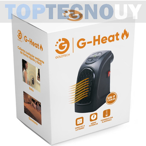 Calefactor Estufa Caloventilador Sin Cable Directo A Pared ®
