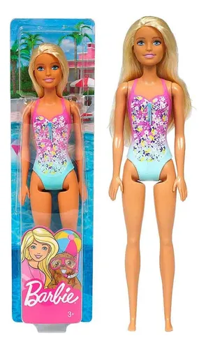 Mu eca Barbie Playa Original Mattel 8 Conjuntos De Ropa