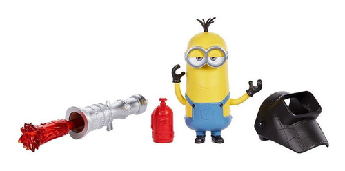 Figura Minions Travessos Kevin Lança Chamas - Mattel