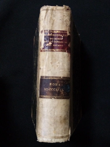  El Mercedario Instruido Deberes De Su Estado Roma, Año 1899