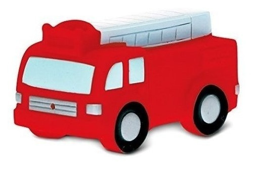 Dollibu Cota Global Bath Buddies Red Fire Truck Juguete De B