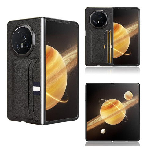 Funda Para Honor Magic V3 5g Tarjeta De Litchi