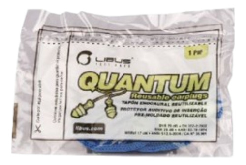 Kit 100 Protetor Auricular Segurança Ouvido Tipo Plug 14db