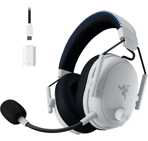 新品同様Razer BlackShark V3 Pro WhiteEdition Headset Gaming Razer Blackshark V3 Pro Anc Wireless Branco