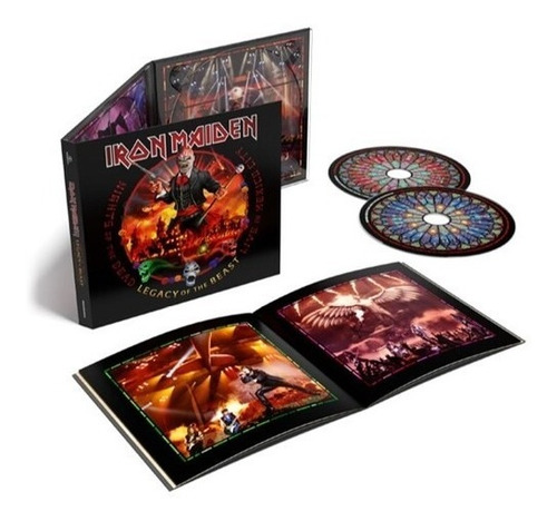 Imagen 2 de 2 de Iron Maiden Nights Of The Dead Live In Mexico 2 Cd Importado