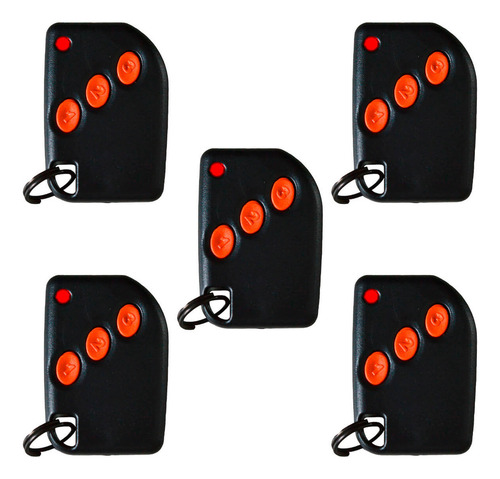 Kit 5 Controles Rtht Com Pilhas