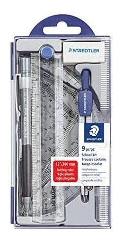 Juego De Matemática Escolar Staedtler 9pz 550-60sa96 Origina