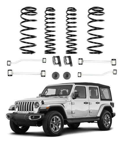 Kit De Elevación Suspensión 2.5in Jeep Wrangler Jl 2018-2024