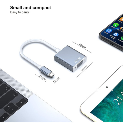 Adaptador Usb C A Vga Benfei, Tipo C (thunderbolt 3/4) A V..