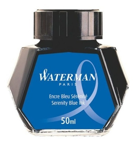 Tinta Pluma Fuente Waterman - 50 Ml - Serenity Blue