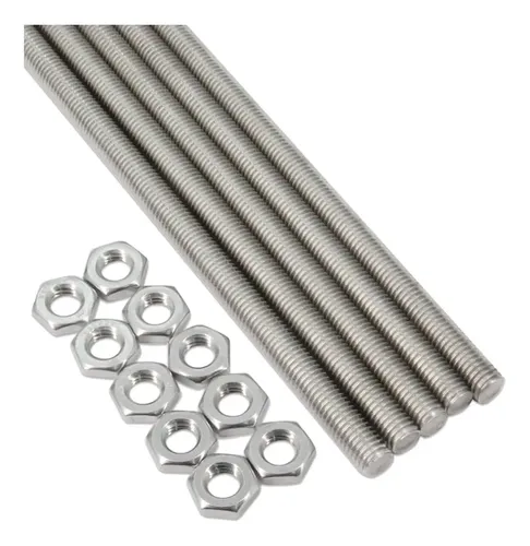 Murtenze 2Pz M5 X 250Mm Asta Completamente Filettata, Acciaio Inox 304