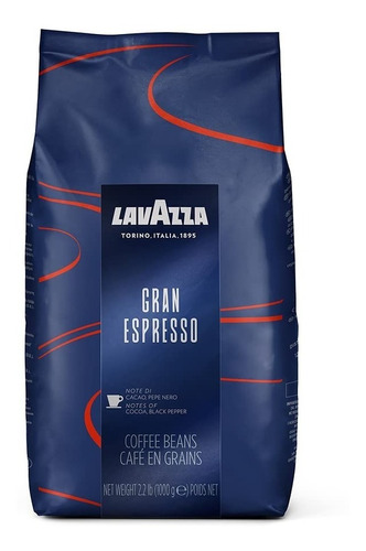 Café Lavazza Gran Espresso Grano Entero Tostado Medio 1 Kg