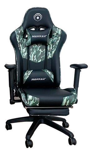 Butaca Silla Gamer Makkax Lite  Green Camo (ls-al1) 